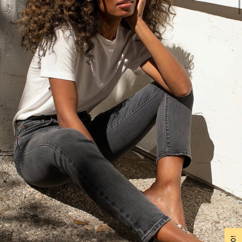 Levi’s 501 dark grey jeans